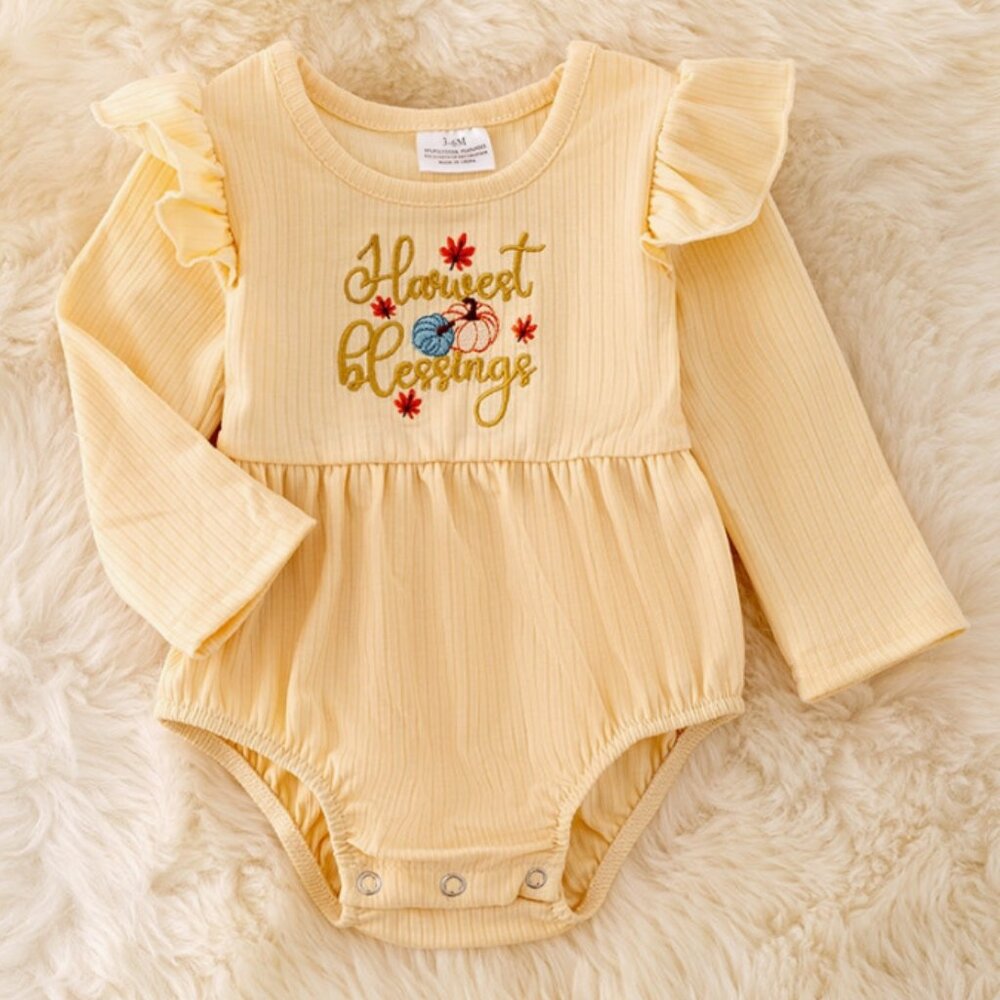 Baby Harvest Blessings Romper